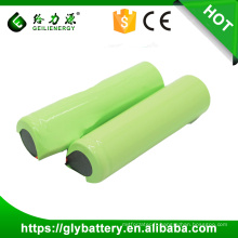 Usine wholeslae bas prix rechargeable li-ion batterie 3.7v cellule 18650-2200mah